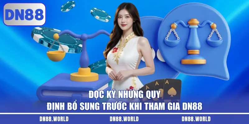 Đọc kỹ những quy định bổ sung trước khi tham gia DN88