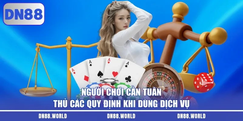 Người chơi cần tuân thủ các quy định khi dùng dịch vụ