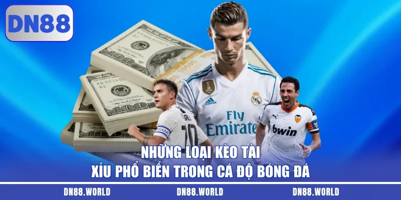 Những loại kèo tài xỉu phổ biến trong cá độ bóng đá